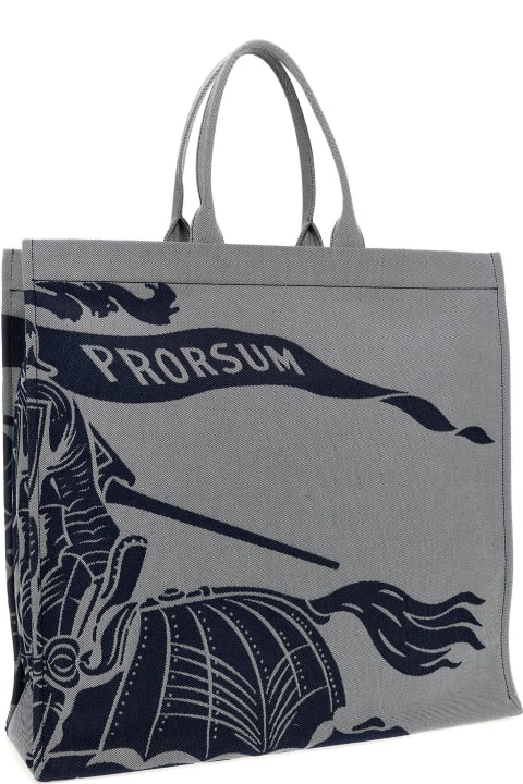 Burberry Totes for Men Burberry 'ekd' Xl Shopping Bag