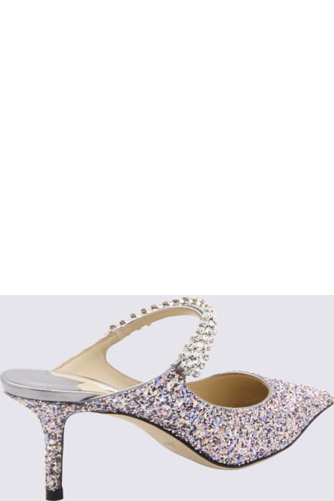 Jimmy Choo High-Heeled Shoes for Women Jimmy Choo Sprinkle Mix Leather Bing Pumps