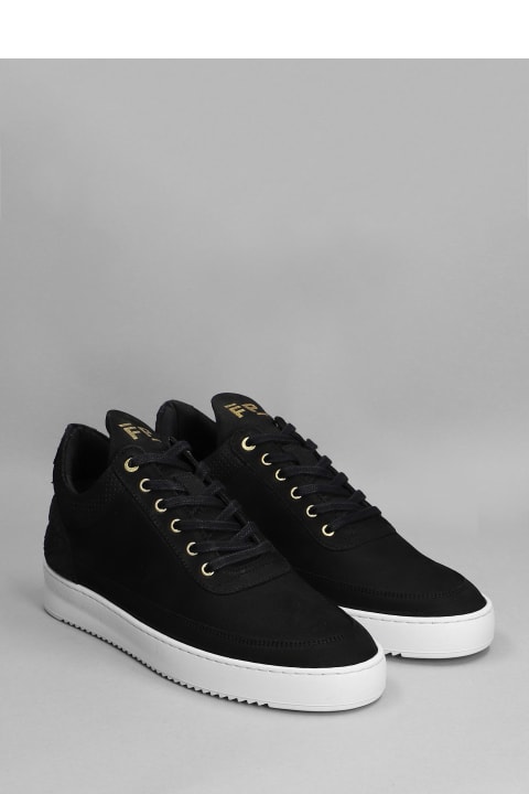 Sneakers In Black Nubuck