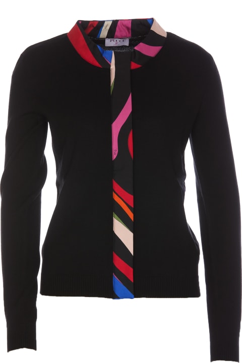 Pucci Sweaters for Women Pucci Marmo Profiles Cardigan