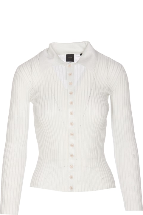 Sweaters for Women Pinko Lurex Buttoned Sweater