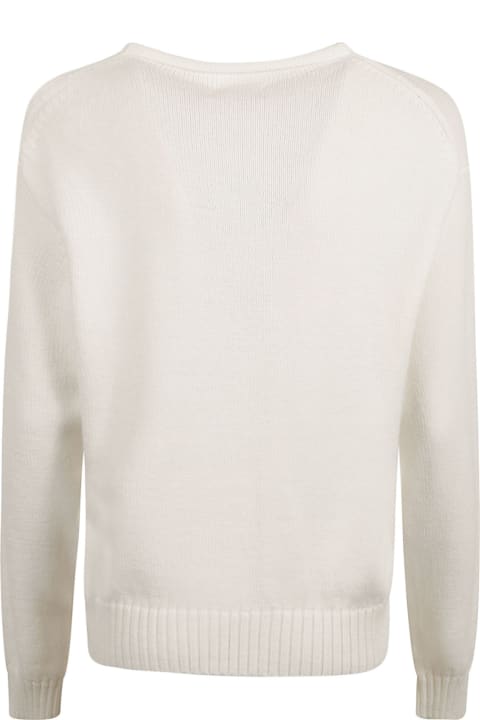 Ralph Lauren Sweaters for Women Ralph Lauren Logo Detail Rib Trim Knit Sweatshirt