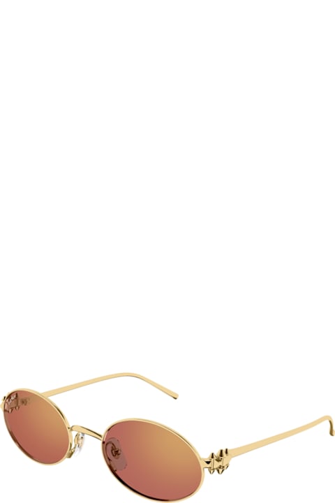 Cartier Eyewear for Kids Cartier Eyewear Cartier Ct0644s Clash De Cartier 003 Gold Red Sunglasses