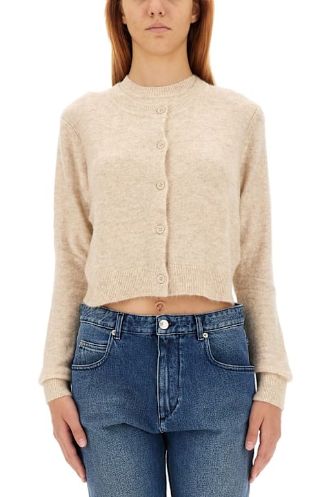 Homeware Marant Étoile Buttoned Straight Hem Knitted Cardigan