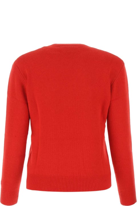MC2 Saint Barth Fleeces & Tracksuits for Women MC2 Saint Barth Red Wool Blend Sweater
