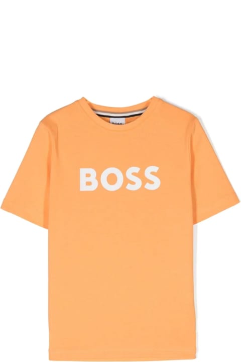 Hugo Boss for Kids Hugo Boss T-shirt Con Logo
