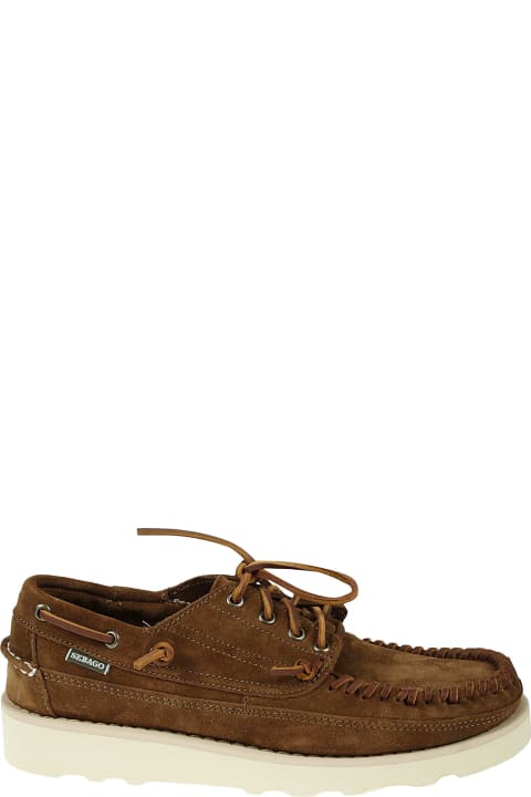 Sebago Scarpa Keuka Pelle Scamosciata Marrone