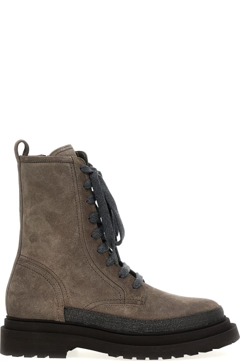 Boots for Women Brunello Cucinelli 'monile' Ankle Boots