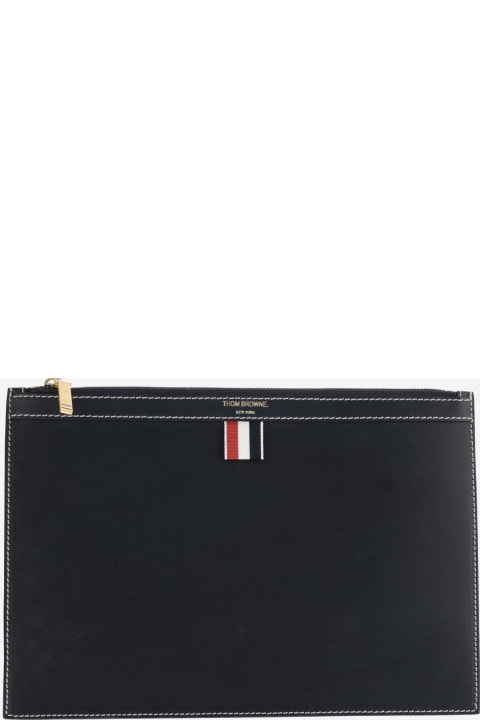 Thom Browne Bags for Women Thom Browne Leather Clutch Bag