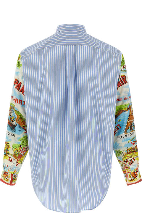 Comme des Garçons Shirt for Kids Comme des Garçons Shirt Patterned Sleeve Shirt