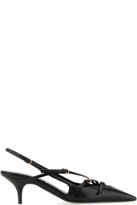 Miu Miu for Women Miu Miu Black Leather Pumps