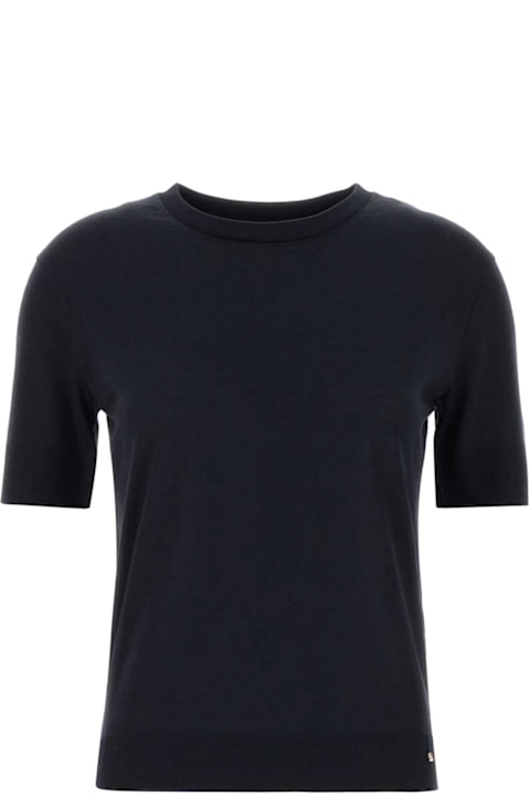Homeware Herno Midnight Blue Lyocell Blend T-shirt