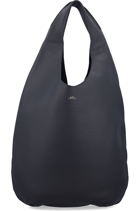 Homeware A.P.C. A.p.c. Le Neige Grained Leather Handbag