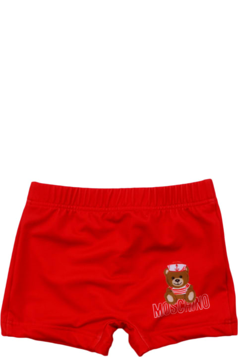 Fashion for Baby Boys Moschino Printed Beach Shorts