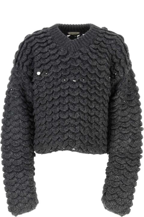 Namacheko Sweaters for Men Namacheko Grey Wool Blend Sweater