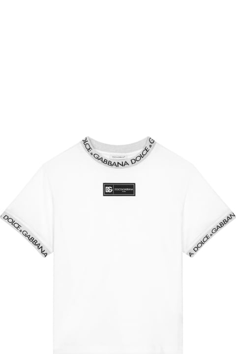 Dolce & Gabbana T-Shirts & Polo Shirts for Girls Dolce & Gabbana Dolce & Gabbana T-shirts And Polos White