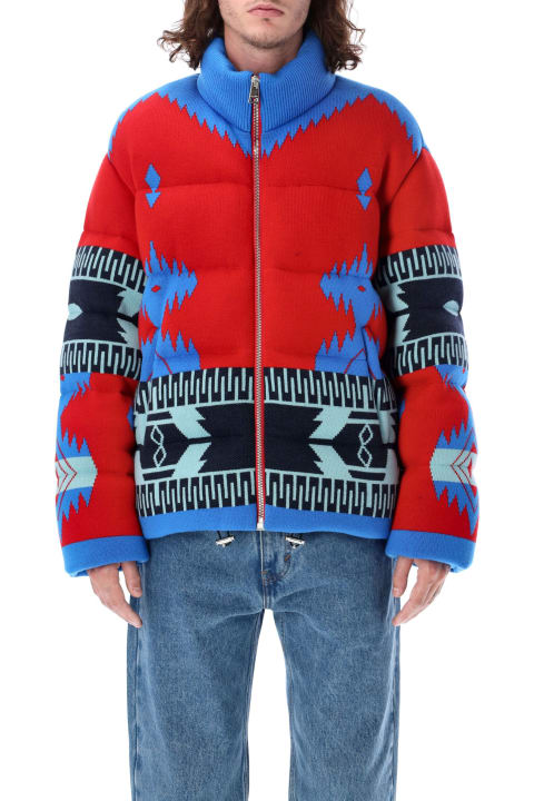 Alanui Coats & Jackets for Men Alanui Icon Jacquard Puffer Jacket