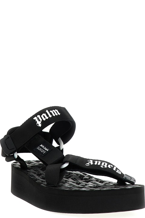 Other Shoes for Men Palm Angels X Suicoke Depa Logo-printed Strap Sandals