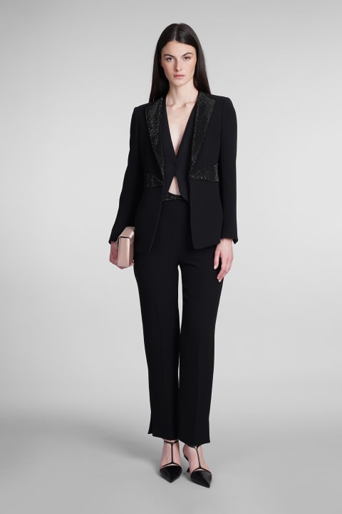 Giorgio Armani Coats & Jackets for Women Giorgio Armani Black Silk Blazer