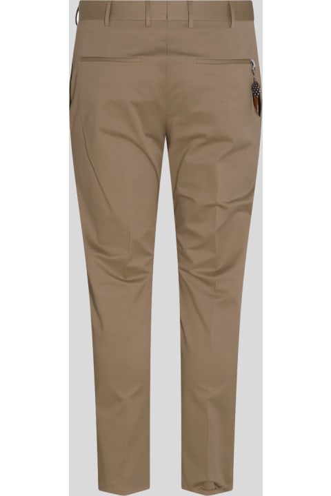PT01 Clothing for Men PT01 Beige Cotton Pants