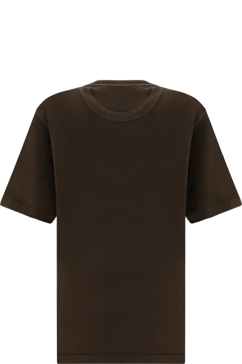 Topwear for Men Dolce & Gabbana Brown Cotton T-shirt
