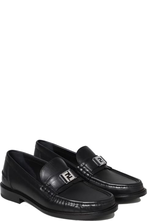 Loafers & Boat Shoes for Men Fendi Ff Leather Loafers