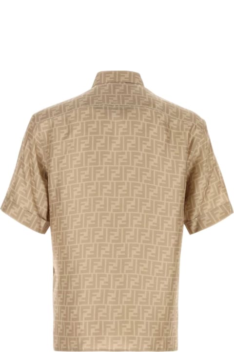 Shirts for Men Fendi Printed Satin Shirt