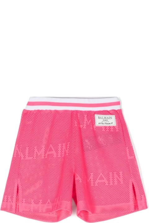 Balmain for Girls Balmain Shorts With Log