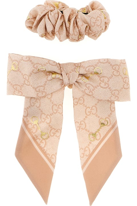 Hair Accessories for Women Gucci 2-pack Elastic 'morsetto' Hair