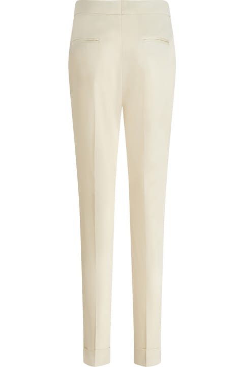 Etro for Women Etro Cropped Stretch Trousers In White