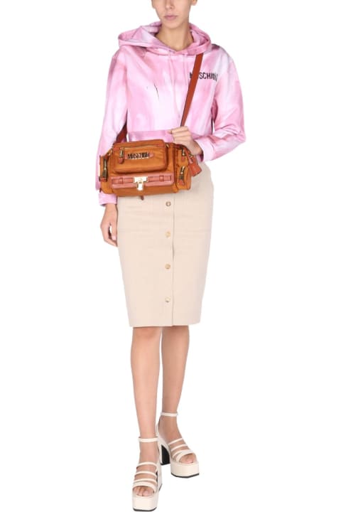 Homeware Moschino "art Theme" Cropped Sweatshirt