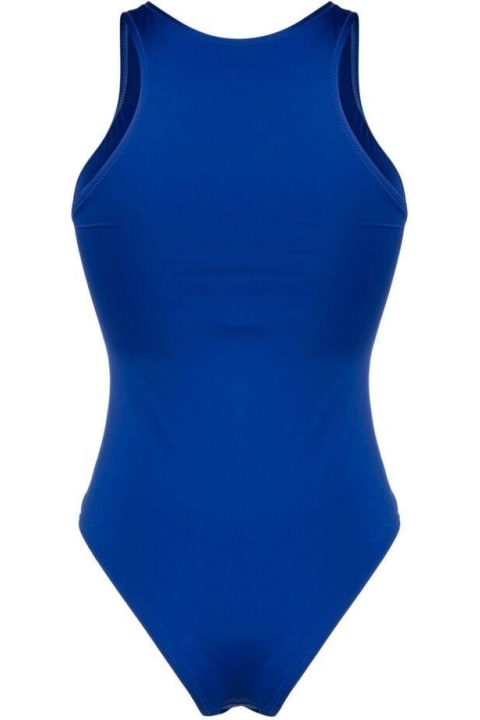Off-White Swimwear for Women Off-White Blue Off Stamp One-piece Swimsuit