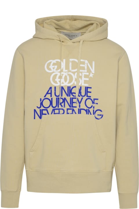 Golden Goose Sale for Men Golden Goose Ivory Cotton Sweatshirt
