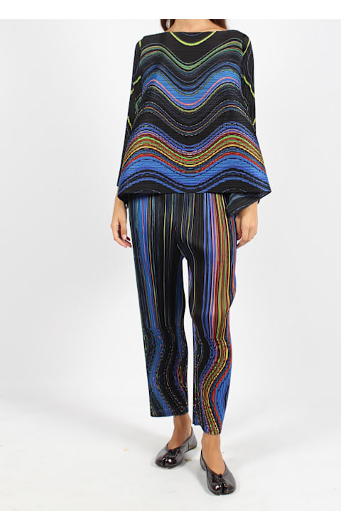 Pleats Please Issey Miyake for Women Pleats Please Issey Miyake Warp Trousers