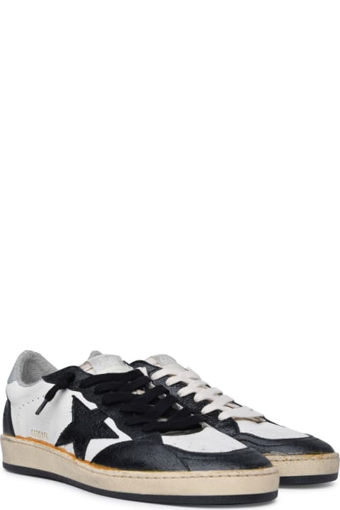 'ball Star' White Leather Sneakers
