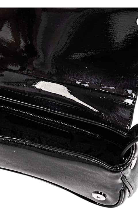 レア Italy DIESEL ディーゼル 肉厚 本革 イーグル 虎 鷹 IT. Diesel Play Zipped Shoulder Bag | italist