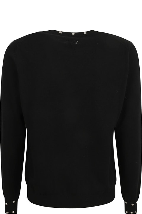 Homeware Versace Embellished Crewneck Sweater
