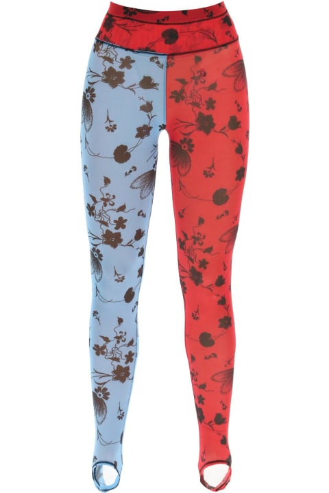 Chopova Lowena Pants & Shorts for Women Chopova Lowena Color-block Floral Leggings