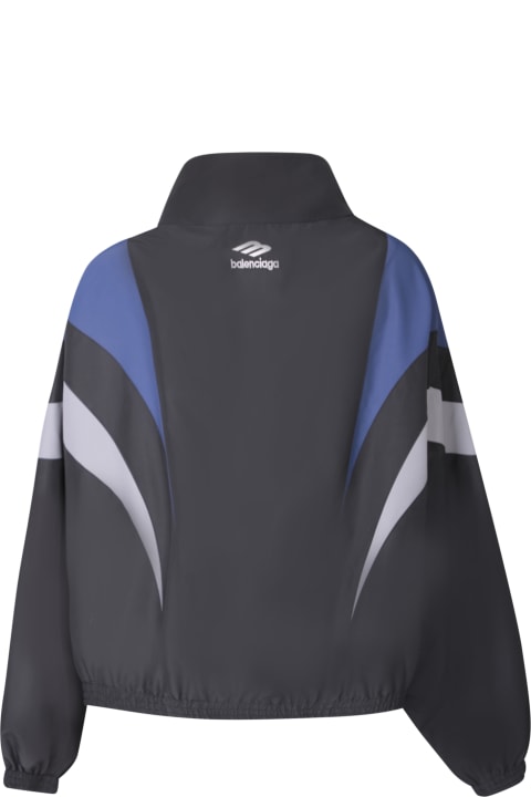 Coats & Jackets for Men Balenciaga Off Shoulder Tracksuit 3b Sports Icon Jacket