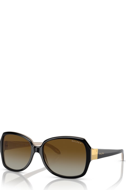 Polo Ralph Lauren Eyewear for Women Polo Ralph Lauren Ra5138 Shiny Black On Nude Sunglasses