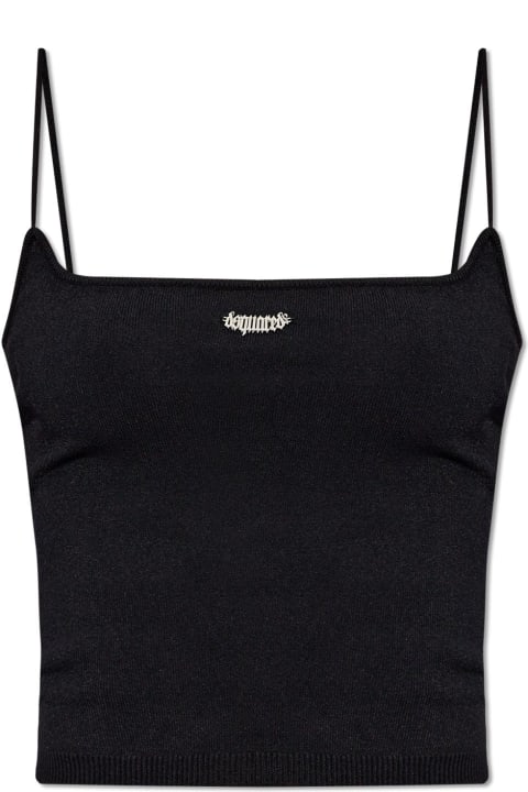 Dsquared2 Underwear & Nightwear for Women Dsquared2 Dsquared2 Cropped Top With Logo