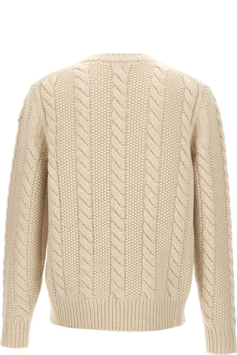 Moncler Sweaters for Men Moncler Braided Sweater