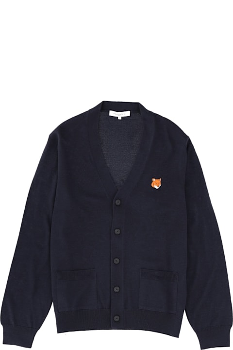 Maison Kitsuné for Kids Maison Kitsuné "fox Head" Cardigan