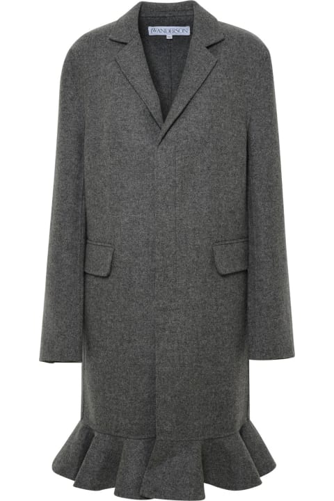 J.W. Anderson Coats & Jackets for Women J.W. Anderson Gray Wool Coat