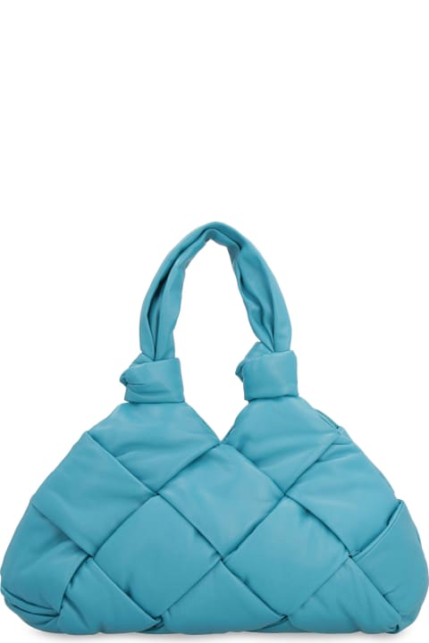Sale for Women Bottega Veneta Padded Lock Leather Shoulder Bag