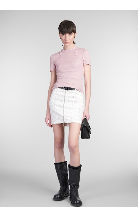 HALFBOY Clothing for Women HALFBOY T-shirt In Rose-pink Modal