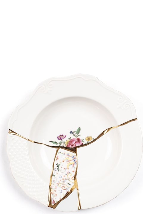 Tableware Seletti Kintsugi Piatto Fondo