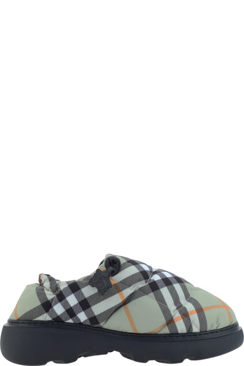 Homeware Burberry 'pillow' Light Green Polyamide Blend Slippers