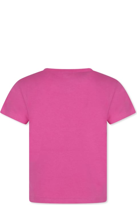 Homeware Billieblush Fuxhsia T-shirt For Girl With Rainbow