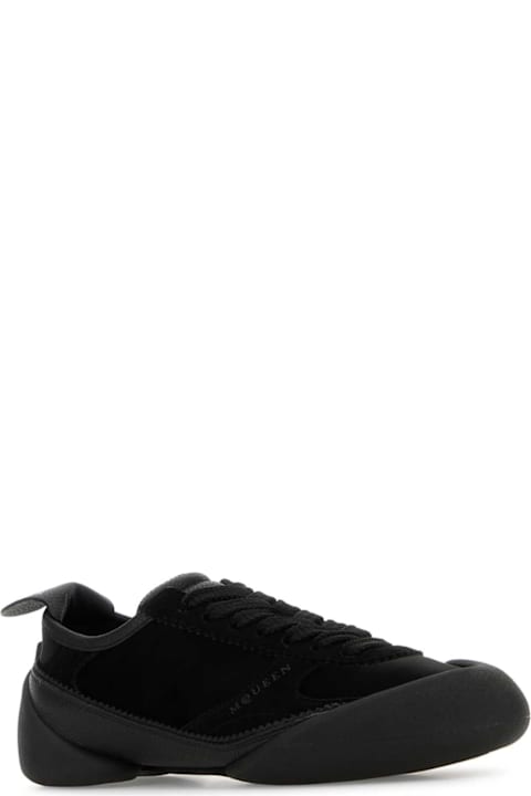 Homeware Alexander McQueen Black Canvas And Suede Sneakers